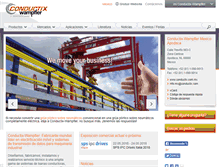 Tablet Screenshot of conductix.com.mx